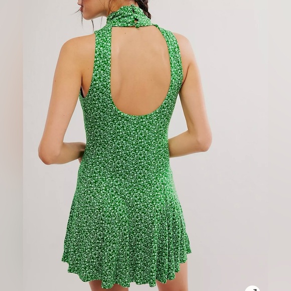 New Free People Check It Mini Dress Size Small - Picture 3 of 9